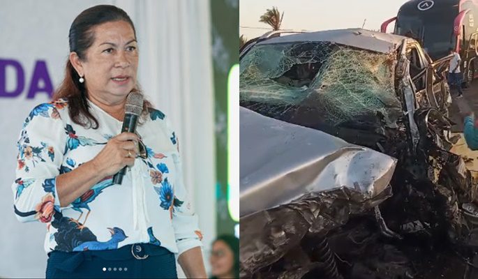 Primeira-dama de Carutapera morre em grave acidente